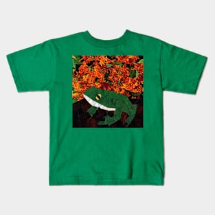 Frog on a Branch Kids T-Shirt